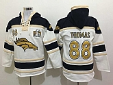 Nike Denver Broncos #88 Demaryius Thomas White Sawyer Hooded Sweatshirt Super Bowl 50 Collection NFL Hoodie,baseball caps,new era cap wholesale,wholesale hats